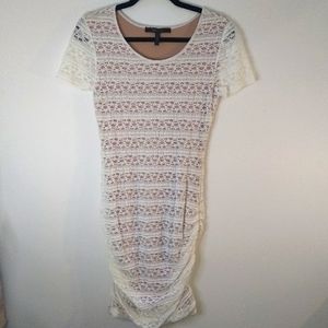 BCBGMAXAZRIA Vivia Lace Maternity Dress Size Medium